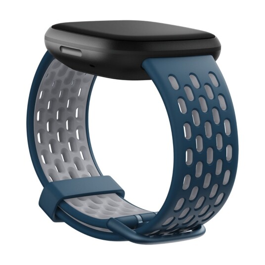 FITBIT VERSA 3/4 OG SENSE 1/2 SPORT REM SAPPHIRE/GRÅ L FITBIT VERSA 3/4 OG SENSE 1/2 SPORT REM SAPPHIRE/GRÅ L