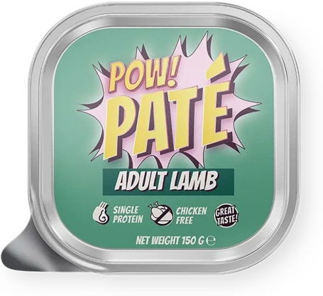 Pow! Dog Adult Lamb Paté 150 G