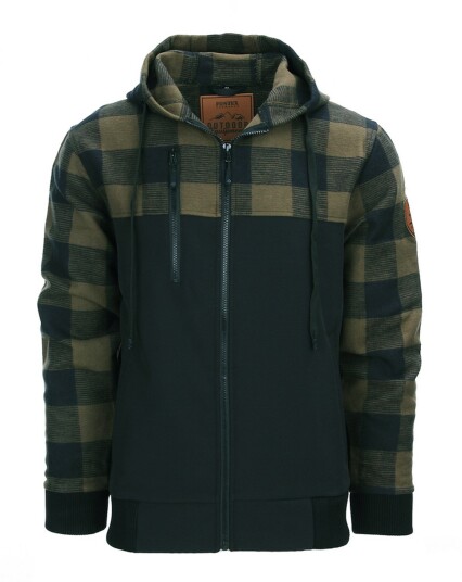 Fostex Lumbershell-jakke Svart, Oliven