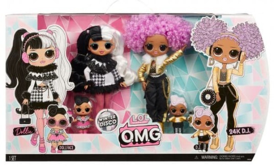 MGA L.O.L. Surprise OMG Winter Disco 2 packDollie & 24K DJ