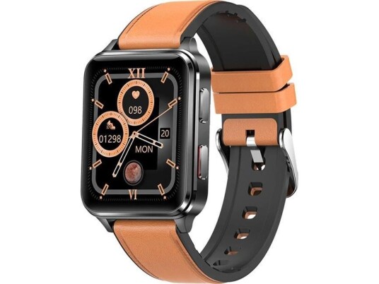 Kumi Ku5 Pro Smartwatch Svart Og Brun (Ku-Ku5p/Bn)