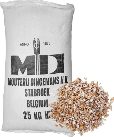 Dingemans Wheat malt 25 kg knust 3 EBC - Dingemans