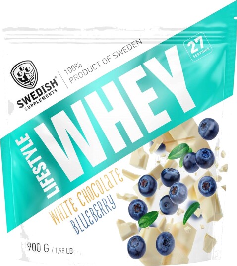Swedish Supplements Lifestyle Whey White Chocolate Blueberry 900 g