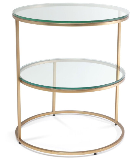 Sirkler sidebord messing