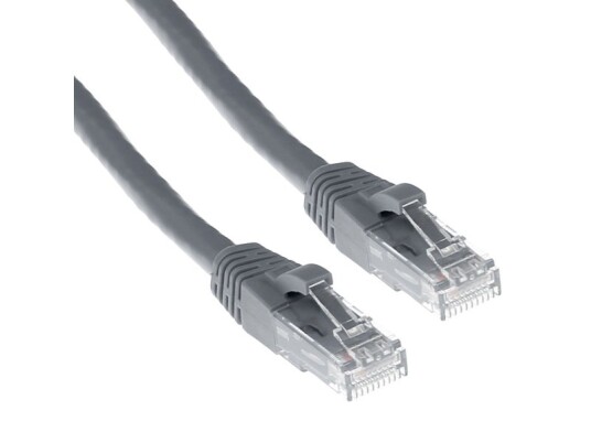 Act Grey 5 Meter U/Utp Cat6 Patch Cable Snagless With Rj45 Connectors. Cat6 U/Utp Snagless Gy 5.00M (Is8005)