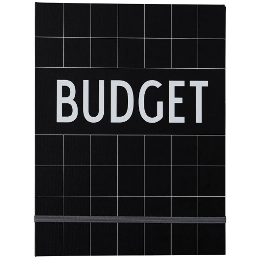 Design Letters budgetbok Svart Design Letters budgetbok Svart
