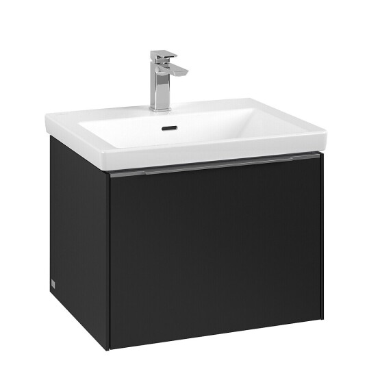 Villeroy & Boch Subway 3.0 Servantskap m/1 skuff 572x429x478 mm Vulkansort Matt