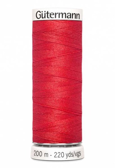 Gütermann Jasper Rød 491 Polyester Sytråd 200 m
