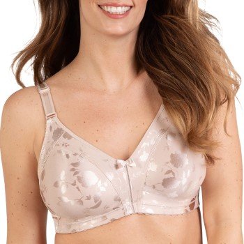NATURANA BH Heritage Minimizer Soft Bra Floral Beige polyamid E 95 Dame