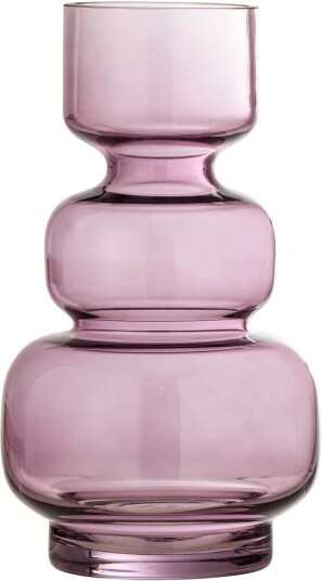 Bloomingville Johnson glassvase 16,5 cm Lilla