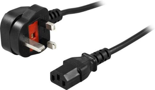 PowerWalker UK Input Power Cable C13 (180cm) Factory Sealed