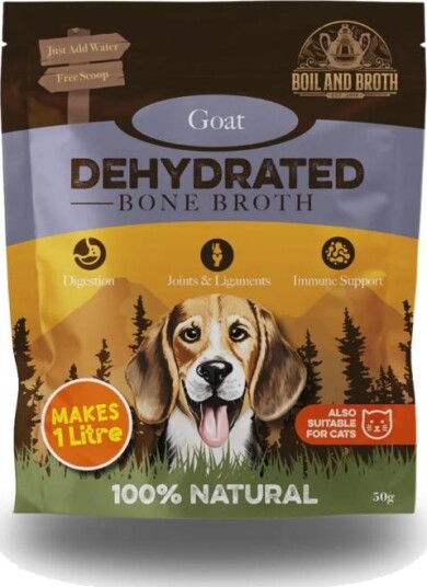 Boil And Broth Dehydrated Bone Broth Goat 50 G