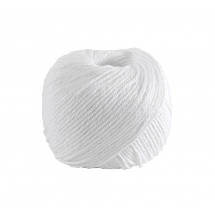 DMC Natura Medium Garn Unicolor 01 Hvit