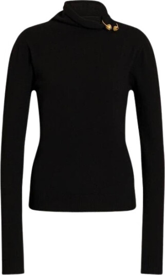 Alberta Ferretti Dame Strikkevarer Svart S,