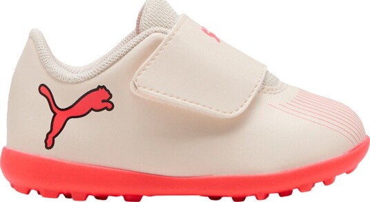 PUMA Future 9 Play Borrelås TT The Arrival Sukkermandel/PUMA White/Ultra Red/PUMA Svart Små barn Turf (TF) størrelse 23 PUMA Future 9 Play Borrelås TT The Arrival Sukkermandel/PUMA White/Ultra Red/PUMA Svart Små barn Turf (TF) størrelse 23
