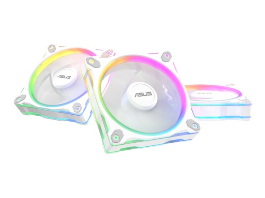 Asus Prime MR120 ARGB Reverse 120mm Viftepakke Hvit 3pk Asus Prime MR120 ARGB Reverse 120mm Viftepakke Hvit 3pk
