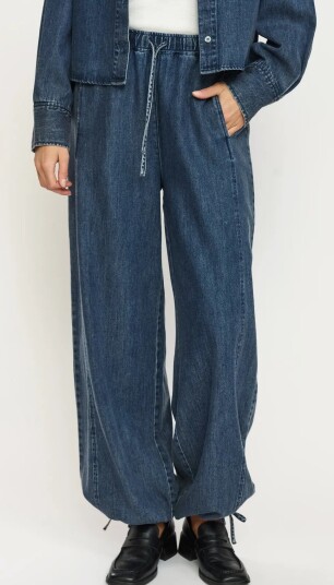 Soft Rebels Srkeira Drawstring Pant Blue S