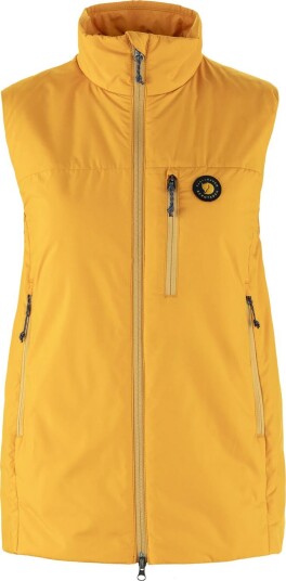 Fjellreven Bergtagen 60 Insulation Vest W Mustard Yellow S Fjellreven Bergtagen 60 Insulation Vest W Mustard Yellow S