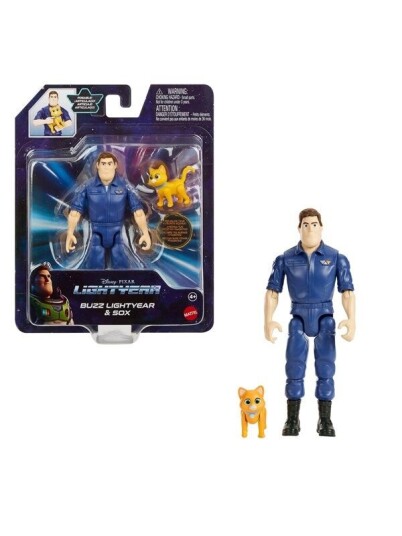 Disney Pixar Lightyear Buzz Lightyear & Sox Figures