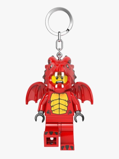 LEGO LED Nøkkelring Dragefyr Minifigur