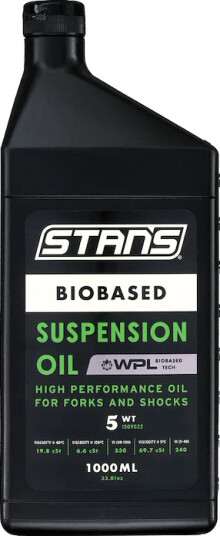 Stan's biobased suspension olje 5WT 1 liter