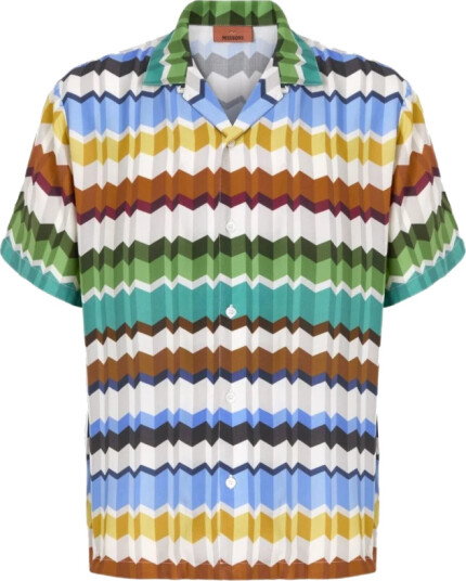 Missoni Herre Skjorter Flerfarget L, Missoni Herre Skjorter Flerfarget L,
