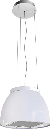 Eico Luna W Fritthengende Ventilator Ø45 cm i Pearl White