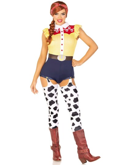 Giddy Up Cowgirl Cowgirl kostyme til Dame