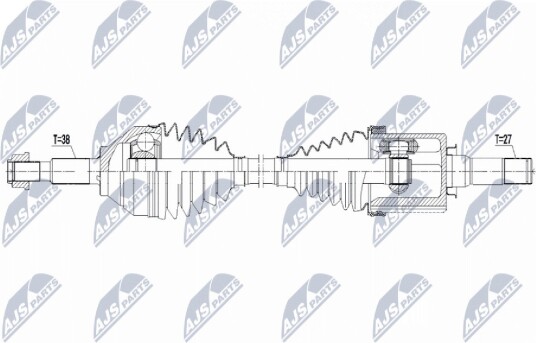 NTY NPW FR 203 Drivaksel NTY NPW FR 203 Drivaksel