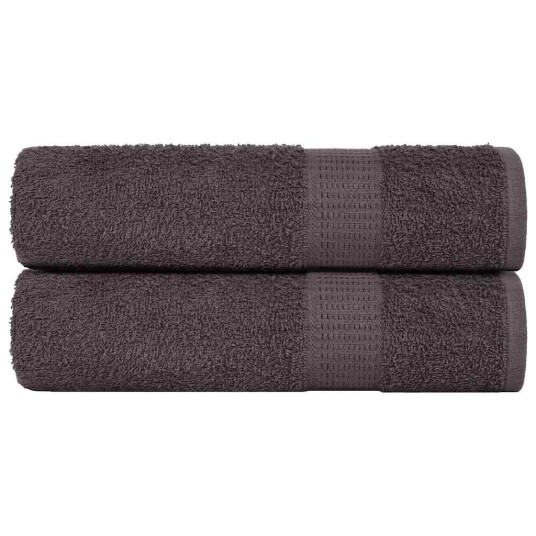 Dusjhåndklær FROGN 2 stk antrasitt 70x140 cm 360 gsm Dusjhåndklær FROGN 2 stk antrasitt 70x140 cm 360 gsm