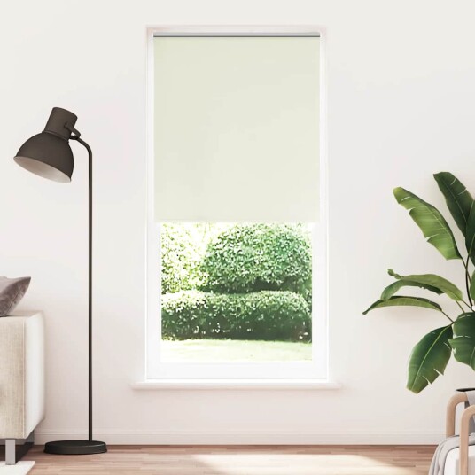 vidaXL Rullegardin 100 x 230 cm beige-hvit
