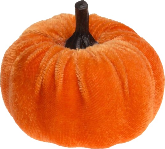 Halloween gresskar i Fløyel Mini Oransje