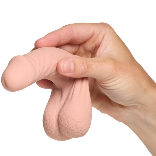 Willie City Luxe Realistisk Silikon Packer 11 cm - Nude