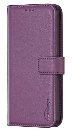 EIDERWOOD Sony Xperia 1 VI Kunst Skinn Flip Deksel m. Stativ & Lommebok - Mørk Lilla