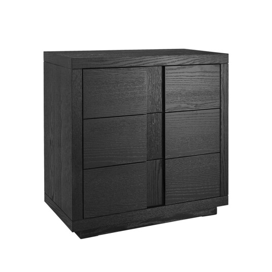 Artwood HUNTER kommode sort eikefiner 06-86419
