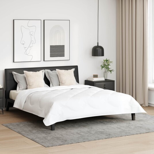 vidaXL Pute 2 stk. 40 x 40 cm Bomull Hvit