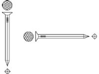 ITW FASTNERS Blanke søm 55/160 mm længde 160 mm xØ55 mm ITW FASTNERS Blanke søm 55/160 mm længde 160 mm xØ55 mm