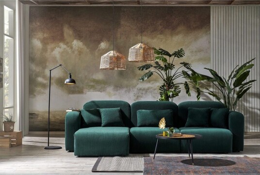 Kyrel Sofa med Divan 4 sits Grønn Kyrel Sofa med Divan 4 sits Grønn