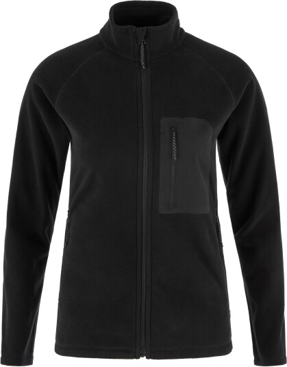 Fjellreven Women"s Kaipak Fleece Black/Black S