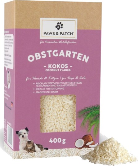 Paws & Patch Frukthage Kokosflak 400 G
