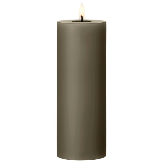 Ester & Erik Led Pillar Candle 20 cm Caviar