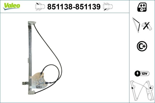 Vindusheis VALEO 851138