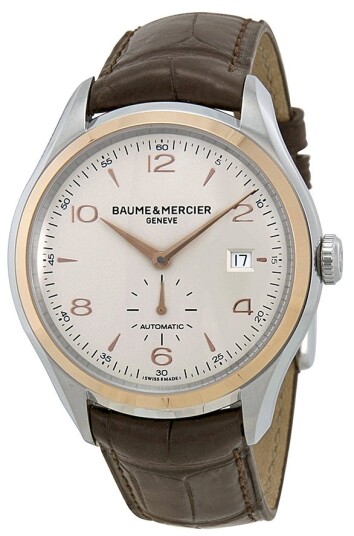 Baume & Mercier Herreklokke M0A10139 Clifton Sølvfarget/Lær