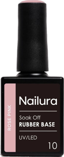 Nailura Rubber Base 10 ml 10 Rose Pink Nailura Rubber Base 10 ml 10 Rose Pink