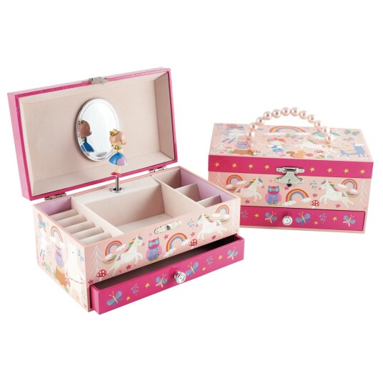 FLOSS & ROCK Rainbow Woodland Jewellery Box 39P3528 FLOSS & ROCK Rainbow Woodland Jewellery Box 39P3528