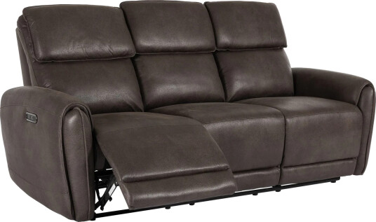Arvello reclinersofa 3 seter elektrisk Brun