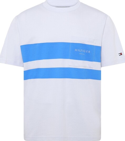 Tommy Hilfiger Sail Colorblock Relaxed Tee   White   XL