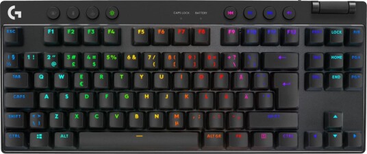 Logitech G PRO X TKL Tactile trådløst gamingtastatur Nordisk sort Logitech G PRO X TKL Tactile trådløst gamingtastatur Nordisk sort