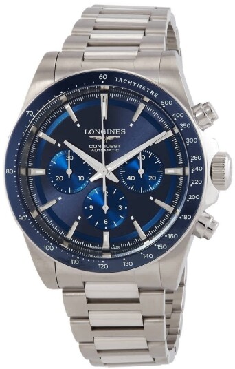Longines Herreklokke L3.835.4.92.6 Conquest Blå/Stål Ø42 mm Longines Herreklokke L3.835.4.92.6 Conquest Blå/Stål Ø42 mm