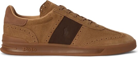 Polo Ralph Lauren Heritage Aera Suede Brogue Sneaker DESERT TAN 41 Polo Ralph Lauren Heritage Aera Suede Brogue Sneaker DESERT TAN 41